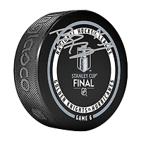 Brandon Bussi Carolina Hurricanes Autographed 2026 Stanley Cup Champions Official Game Puck