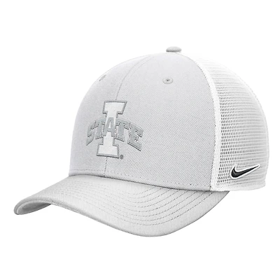Unisex Nike Iowa State Cyclones 2026 Whiteout Rise Trucker Adjustable Hat