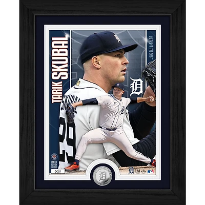 Highland Mint Tarik Skubal Detroit Tigers 13" x 16" Limited Edition Artist Proof Silver Coin Photo Mint