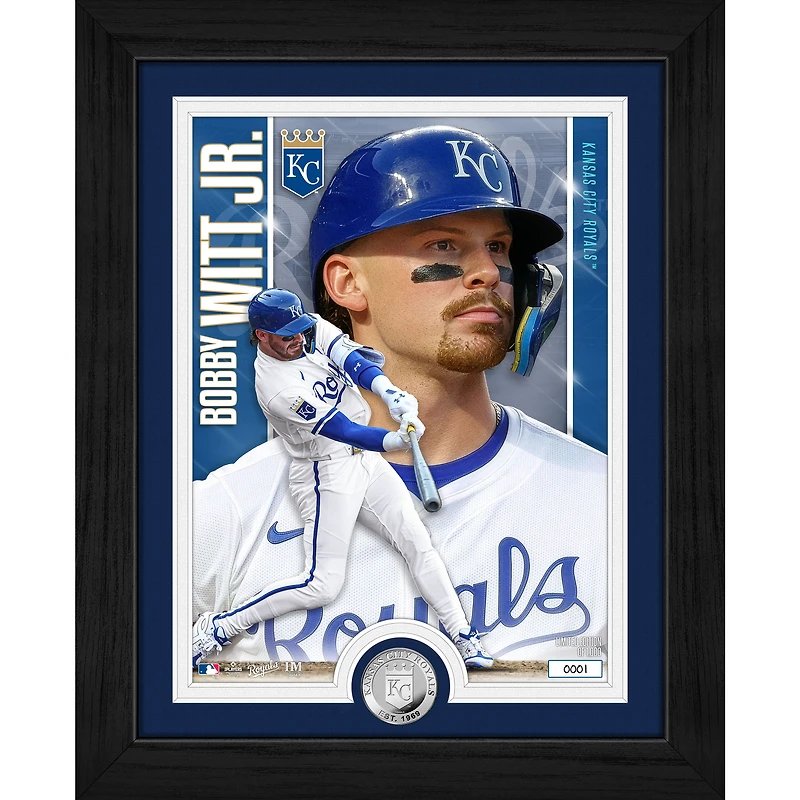 Highland Mint Bobby Witt Jr. Kansas City Royals 13" x 16" Limited Edition Artist Proof Silver Coin Photo Mint