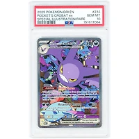 Team Rocket's Crobat ex 2025 Pokemon Destined Rivals Special Illustration Rare #234 PSA Authenticated 10 Card