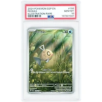Feebas 2024 Pokemon Surging Sparks Illustration Rare #198 PSA Authenticated 10 Card
