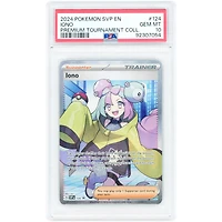 Iono 2024 Pokemon Scarlet & Violet Promo #124 PSA Authenticated 10 Card