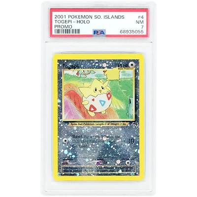Togepi 2001 Pokemon Southern Islands Promo #4 PSA Authenticated 7 Card