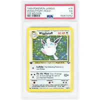 Wigglytuff 1999 Pokemon Jungle 1st Edition Holo Rare #16 PSA Authenticated 5 Card
