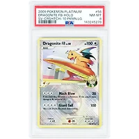 Dragonite FB 2009 Pokemon League & Championship Cards Promo - League Promo #56 PSA Authenticated 8 Card