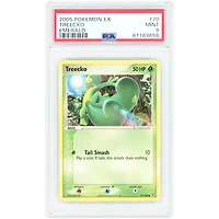Treecko 2005 Pokemon EX Emerald Common #70 PSA Authenticated 9 Card