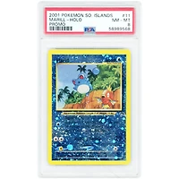 Marill 2001 Pokemon Southern Islands Promo #11 PSA Authenticated 8 Card