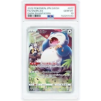Snorlax 2022 Pokemon Dark Phantasma Japanese Secret Rare #77 PSA Authenticated 10 Card