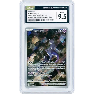 Mewtwo 2023 Pokemon Scarlet & Violet Promo #52 CGC Authenticated 9.5 Card