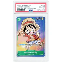 Monkey D. Luffy 2023 One Piece Gen Con '23 Promo #P-037 PSA Authenticated 10 Card