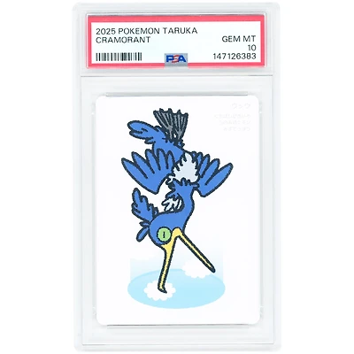 Cramorant 2025 Pokemon Taruka Playing Card #NNO PSA Authenticated 10 Card