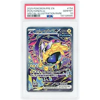 Iron Hands EX 2025 Pokemon Prismatic Evolutions Special Illustration Rare #154 PSA Authenticated 10 Card