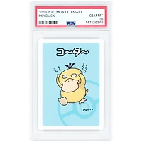 Psyduck 2019 Pokemon Old Maid Japanese Common #NNO PSA Authenticated 10 Card