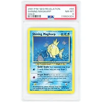 Shining Magikarp 2001 Pokemon Neo Revelation Secret Rare #66 PSA Authenticated 8 Card