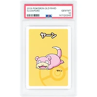 Slowpoke 2019 Pokemon Old Maid Japanese Common #NNO PSA Authenticated 10 Card
