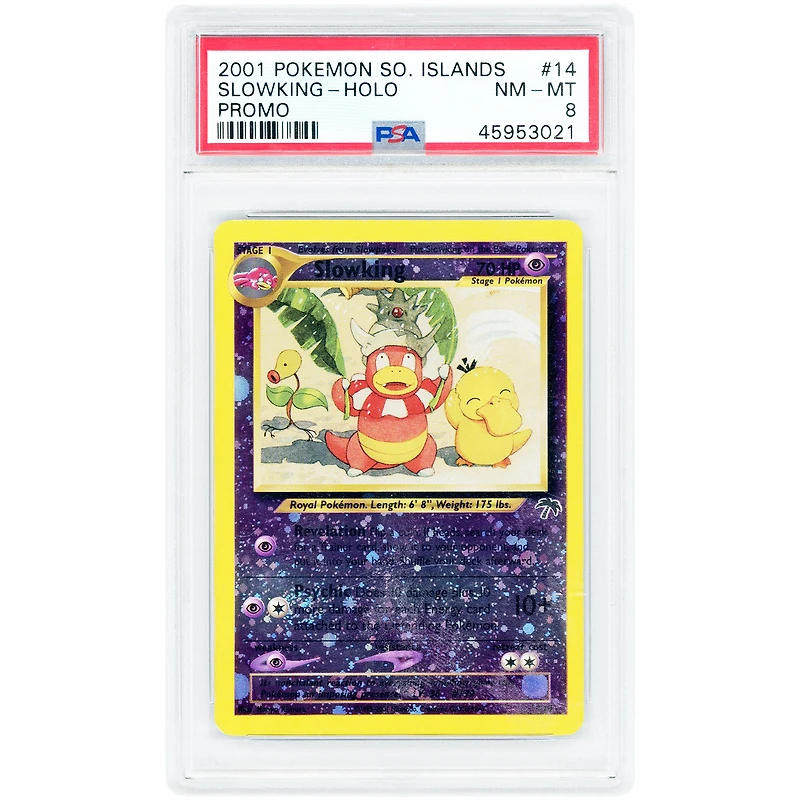 Slowking 2001 Pokemon Southern Islands Promo #14 PSA Authenticated 8 Card