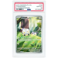 Togedemaru 2025 Pokemon Phantasmal Flames Illustration Rare #104 PSA Authenticated 10 Card