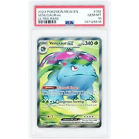 Venusaur ex 2023 Pokemon 151 Ultra Rare #182 PSA Authenticated 10 Card