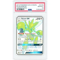 Scizor GX 2019 Pokemon Hidden Fates: Shiny Vault Shiny Holo Rare #SV72 PSA Authenticated 10 Card