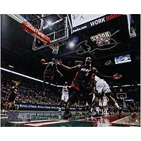 Dwyane Wade Miami Heat Autographed 8" x 10" Alley-Oop Photograph