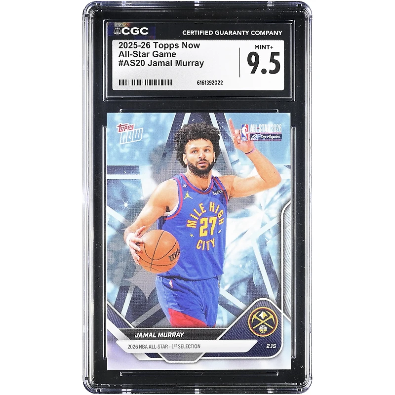 Jamal Murray Denver Nuggets 2025-26 Topps Now All-Star Game #AS20 CGC Authenticated Card