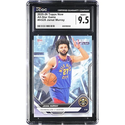 Jamal Murray Denver Nuggets 2025-26 Topps Now All-Star Game #AS20 CGC Authenticated Card