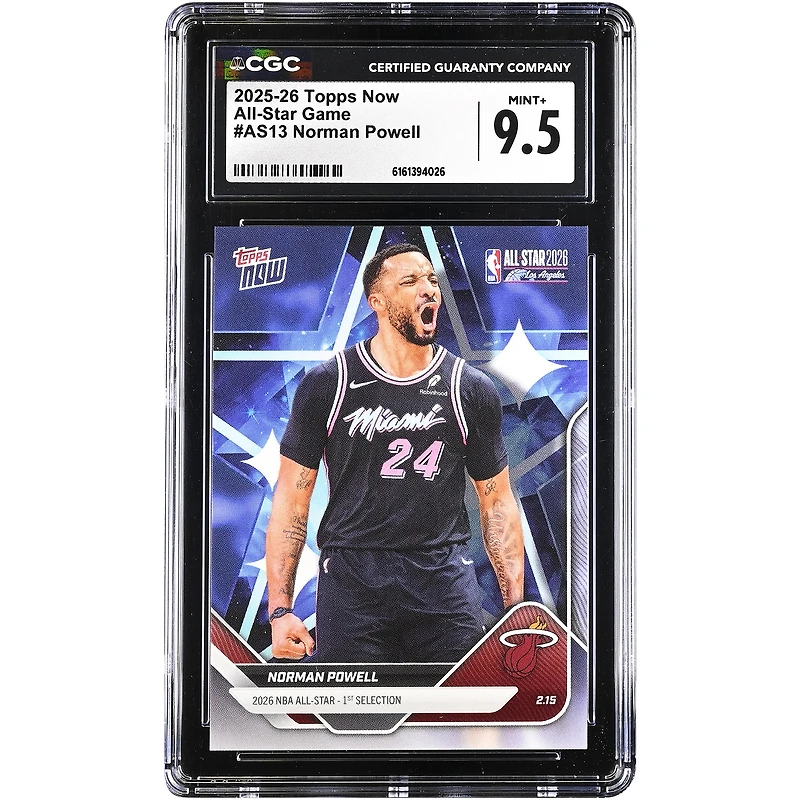 Norman Powell Miami Heat 2025-26 Topps Now All-Star Game #AS13 CGC Authenticated Card