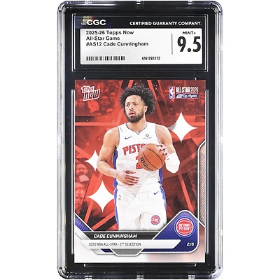 Cade Cunningham Detroit Pistons 2025-26 Topps Now All-Star Game #AS12 CGC Authenticated Card