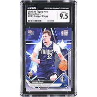 Cooper Flagg Dallas Mavericks 2025-26 Topps Now Rising Stars #RS1 CGC Authenticated Rookie Card