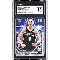 Egor Demin Brooklyn Nets 2025-26 Topps Now Rising Stars #RS18 CGC Authenticated 10 Rookie Card