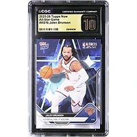 Jalen Brunson New York Knicks 2025-26 Topps Now All-Star Game #AS16 CGC Authenticated PRISTINE 10 Card