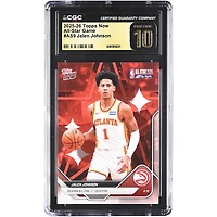 Jalen Johnson Atlanta Hawks 2025-26 Topps Now All-Star Game #AS9 CGC Authenticated PRISTINE 10 Card