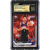 Devin Booker Phoenix Suns 2025-26 Topps Now All-Star Game #AS24 CGC Authenticated PRISTINE 10 Card