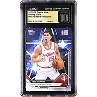 Reed Sheppard Houston Rockets 2025-26 Topps Now Rising Stars #RS10 CGC Authenticated PRISTINE 10 Card