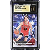 Matas Buzelis Chicago Bulls 2025-26 Topps Now Rising Stars #RS12 CGC Authenticated PRISTINE 10 Card