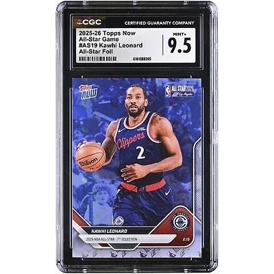 Kawhi Leonard LA Clippers 2025-26 Topps Now All-Star Foil #AS19 CGC Authenticated Card