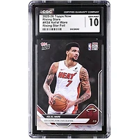 Kel'el Ware Miami Heat 2025-26 Topps Now Rising Stars Foil #RS8 CGC Authenticated 10 Card