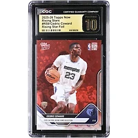 Cedric Coward Memphis Grizzlies 2025-26 Topps Now Rising Stars Foil #RS9 CGC Authenticated PRISTINE 10 Rookie Card