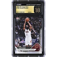 James Harden Cleveland Cavaliers 2025-26 Topps Now Prized Deadline Acquisition Dazzles in Cavs Debut #165 CGC Authenticated PRISTINE 10 Card