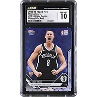 Egor Demin Brooklyn Nets 2025-26 Topps Now Rising Stars Foil #RS18 CGC Authenticated 10 Rookie Card