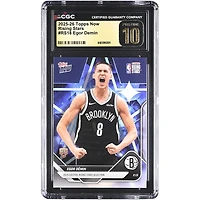 Egor Demin Brooklyn Nets 2025-26 Topps Now Rising Stars #RS18 CGC Authenticated PRISTINE 10 Rookie Card