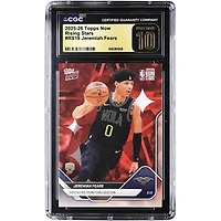 Jeremiah Fears New Orleans Pelicans 2025-26 Topps Now Rising Stars #RS19 CGC Authenticated PRISTINE 10 Rookie Card