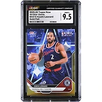 Kawhi Leonard LA Clippers 2025-26 Topps Now All-Star Game Gold Foil #AS19 #/50 CGC Authenticated 9.5 Card