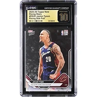 Jaylon Tyson Cleveland Cavaliers 2025-26 Topps Now Rising Stars Foil #RS20 CGC Authenticated PRISTINE 10 Card