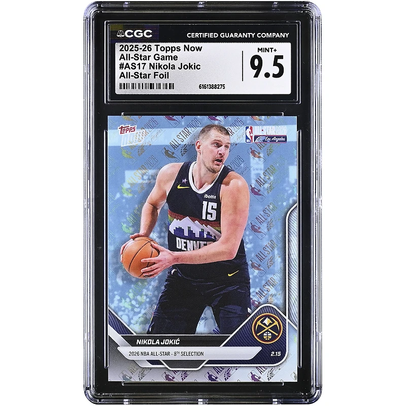 Nikola Jokić Denver Nuggets 2025-26 Topps Now All-Star Foil #AS17 CGC Authenticated Card