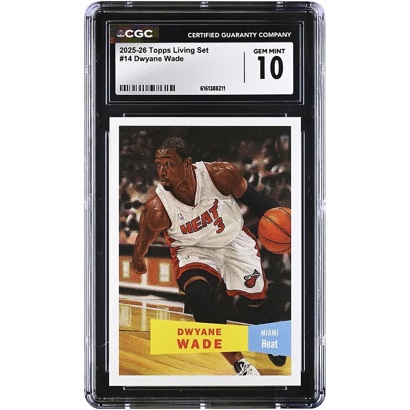 Dwyane Wade Miami Heat 2025-26 Topps Living Set #14 CGC Authenticated Card