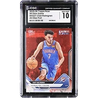 Chet Holmgren Oklahoma City Thunder 2025-26 Topps Now All-Star Foil #AS21 CGC Authenticated 10 Card