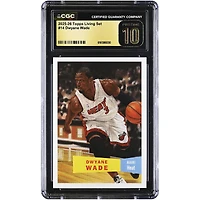 Dwyane Wade Miami Heat 2025-26 Topps Living Set #14 CGC Authenticated PRISTINE 10 Card