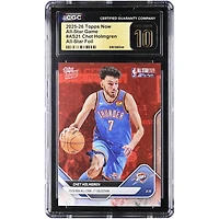 Chet Holmgren Oklahoma City Thunder 2025-26 Topps Now All-Star Foil #AS21 CGC Authenticated PRISTINE 10 Card